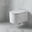 SWISS AQUA TECHNOLOGIES - WC suspendu sans bride Vortex et fixations invisibles, abattant frein de chute (SAT72010RTORP) - vignette