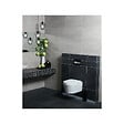 GEBERIT - Pack WC Bati-support Geberit + cuvette Swiss Aqua Technologies + Abattant softclose + Plaque (GebSatrimless-A) - vignette