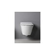 SWISS AQUA TECHNOLOGIES - Pack WC Bâti-support autoportant, WC sans bride Lucco Avva, Abattant softclose, Plaque Chrome - vignette