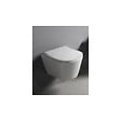 SWISS AQUA TECHNOLOGIES - Pack WC Bâti-support autoportant, WC sans bride Lucco Avva, Abattant softclose, Plaque Chrome - vignette
