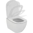 IDEAL STANDARD - Ideal Standard TESI - Cuvette AquaBlade sans bride + abattant ultra-fin avec frein de chute (T354601-lm) - vignette