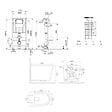 VILLEROY & BOCH - Pack WC bâti-support sol-mur Villeroy & Boch + WC suspendu sans bride Ceramia + abattant SoftClose + plaque blanche (VCNCETOR2) - vignette