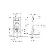 GEBERIT - Pack WC Bati-support Geberit extra-plat UP720 + WC Vitra Sento sans bride noir mat + Fixations cachees + Abattant softclose + Pl - vignette