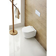 SWISS AQUA TECHNOLOGIES - Swiss Aqua Technologies Pack WC bâti-support + WC SAT sans bride + Abattant softclose + Plaque blanche + Set d'habillage - vignette