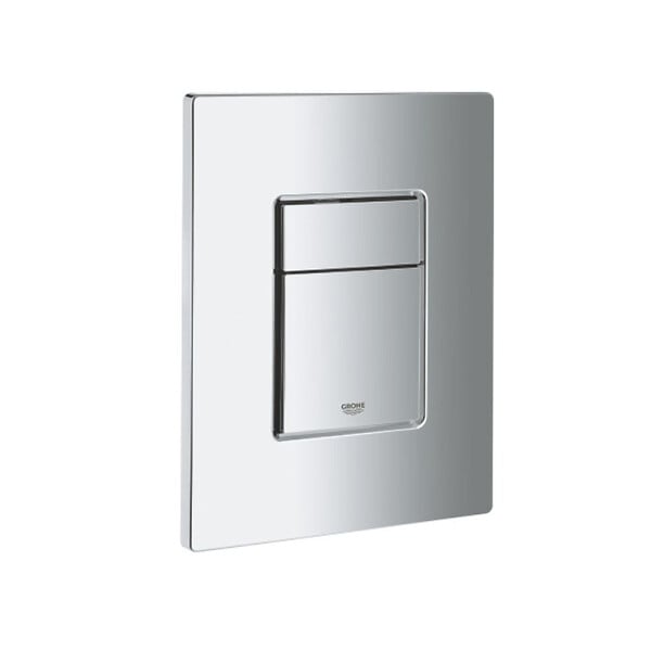 GROHE - Pack bâti support+WC sans bride + Abattant avec frein de chute+Plaque de commande (ProjectS60-1) - large