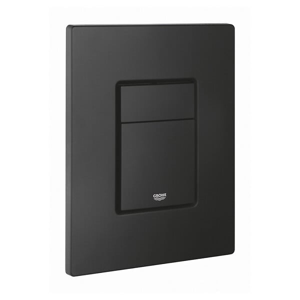 GROHE - Set Bati-support Rapid SL avec fixations murales et plaque de déclenchement noir mat (38811KF0) - large