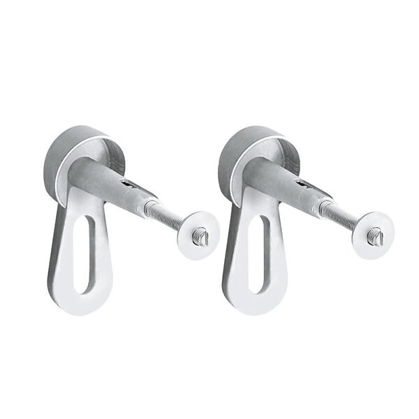 GROHE - Set Bati-support Rapid SL avec fixations murales et plaque de déclenchement noir mat (38811KF0) - large