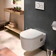 HANSGROHE - Hansgrohe EluPura Original S WC sans bride 540 AquaChannel Flush + Abattant softclose, Blanc brillant (60207450) - vignette