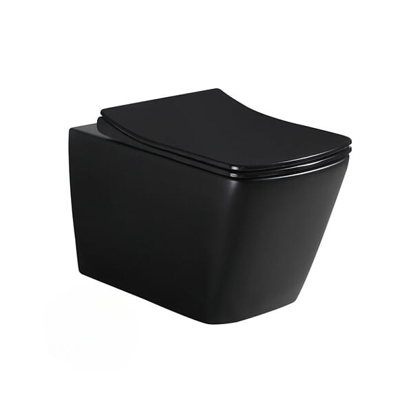 GEBERIT - Pack WC bati-support Geberit + WC sans bride Swiss Aqua Technologies + abattant SoftClose + plaque (SBLINFIGEB7) - large