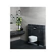 GEBERIT - Pack WC bati-support Geberit + WC Swiss Aqua Technologies sans bride + abattant SoftClose + plaque (SLIM-SATrimless-F) - vignette