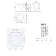 VILLEROY & BOCH - ViConnect Pro S Pack WC Bâti Villeroy & Boch + WC suspendu Jika Neo + Abattant + Plaque (ViConnectS-LinePro-1) - vignette
