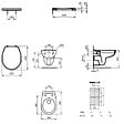 VILLEROY & BOCH - ViConnect Pro S Pack WC bâti-support Villeroy & Boch + WC suspendu Porcher + abattant + habillage + plaque (VCNPORCHER2SBCH) - vignette