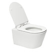 GEBERIT - Pack bati-support Geberit extra-plat + WC sans bride Swiss Aqua Technologies + Abattant SoftClose + Plaque (SLIM-Brevis-N) - vignette