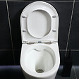 VITRA - Pack WC Bâti-support V-Fix Core + WC SAT sans bride et fixations invisibles + Plaque, Blanc brillant (V-FixSATrimless-1) - vignette