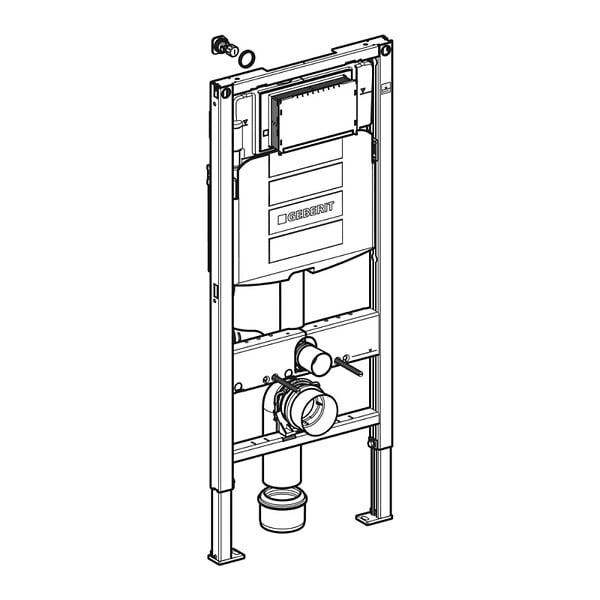 GEBERIT - Bâti-support fixation murale Duofix UP320 (111.300.00.5) - large