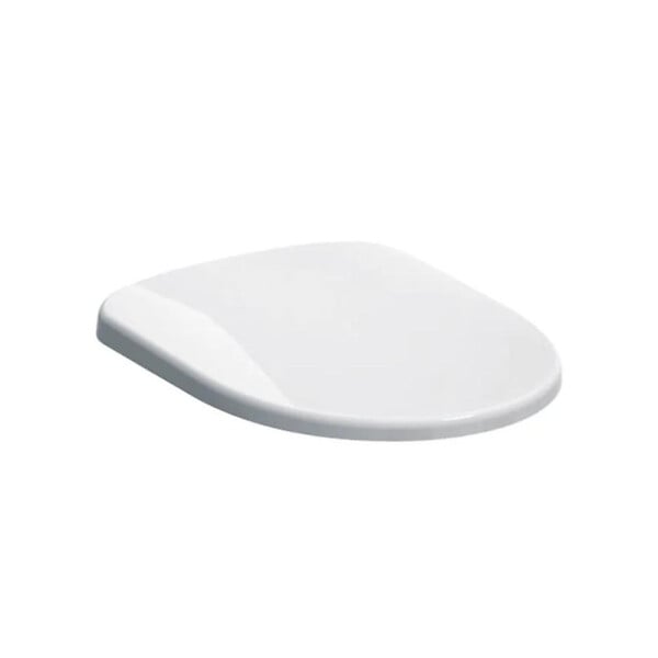 GEBERIT - Selnova Cuvette suspendue sans bride en céramique blanche avec abattant de WC SoftClose en Duroplast, blanc (WC-Selnova) - large