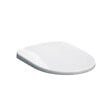 GEBERIT - Selnova Cuvette suspendue sans bride en céramique blanche avec abattant de WC SoftClose en Duroplast, blanc (WC-Selnova) - vignette