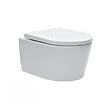 GEBERIT - Pack bati Geberit Duofix 112cm + Plaque blanche Delta20 + Cuvette suspendue sans bride SATRimless et fixations invisibles - vignette