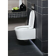 GEBERIT - Pack Bati-support Geberit UP100 + plaque Delta50 chrome mat + cuvette SAT suspendue sans bride et fixations invisibles - vignette