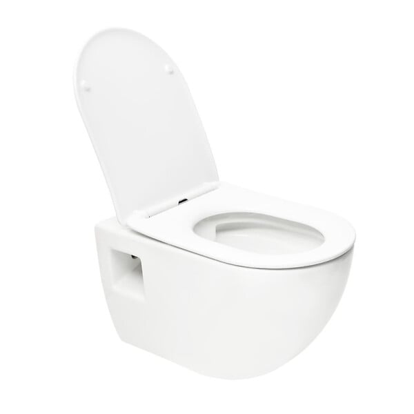 GROHE - Pack WC Bâti-support Rapid SL + WC SAT sans bride + Abattant SoftClose + Plaque chrome + Set d'habillage (ARENAPROJECTSB) - large