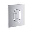 GROHE - Grohe Pack WC Bâti support Grohe Rapid SL + Cuvette sans bride Grohe Euro Ceramic, Blanc + plaque de déclenchement: Chrome (39536000) - vignette