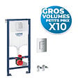 GROHE - Grohe Lot de 10 Set Bati-support  Grohe Rapid SL (38811000-GVP10) - vignette