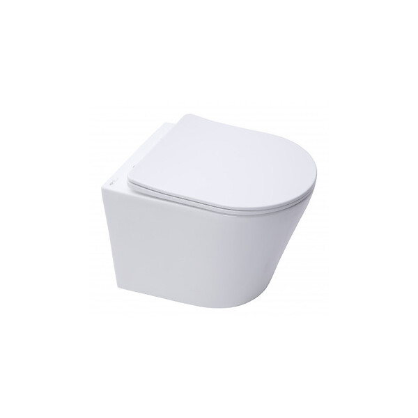 GROHE - Pack WC Bati support autoportant + Cuvette SAT sans bride + Abattant Soft close + Plaque chrome (Autoportant-Infinitio-2) - large