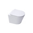 GROHE - Pack WC Bati support autoportant + Cuvette SAT sans bride + Abattant Soft close + Plaque chrome (Autoportant-Infinitio-2) - vignette