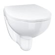 GROHE - Grohe Bau Ceramic ensemble WC suspendu sans bride + abattant SoftClose en Duroplast, blanc (G39899000) - vignette