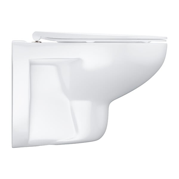 GROHE - Grohe Bau Ceramic ensemble WC suspendu sans bride + abattant SoftClose en Duroplast, blanc (G39899000) - large