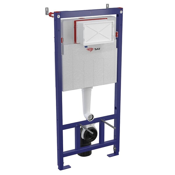 SWISS AQUA TECHNOLOGIES - Swiss Aqua Technologies Ensemble bâti-support + réservoir pour WC suspendu 112 cm (SATAMSK) - large