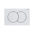 GEBERIT - Pack Bati-support Geberit 112cm + Cuvette Swiss Aqua Technologies sans bride + Plaque blanche + Set habillage (SATrimlessGeb3-sa - vignette