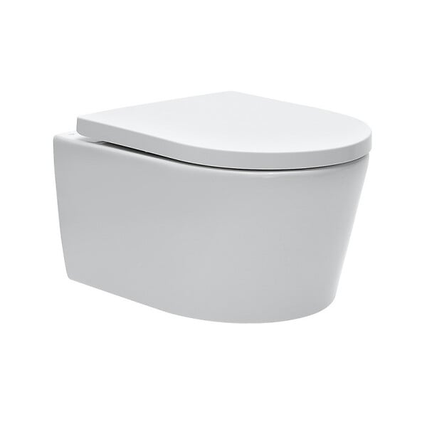 GEBERIT - Pack WC Bati-support Geberit slim + WC Swiss Aqua Technologies sans bride + Abattant + Plaque (SLIM-SATrimless-E) - large