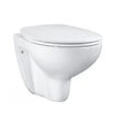 VILLEROY & BOCH - Pack WC Bâti-support sol mur Villeroy & Boch + WC sans bride Grohe Bau Ceramic + Abattant SoftClose + Plaque noire (VCNBAU4) - vignette