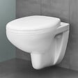 VILLEROY & BOCH - Pack WC Bâti-support sol mur Villeroy & Boch + WC sans bride Grohe Bau Ceramic + Abattant SoftClose + Plaque noire (VCNBAU4) - vignette