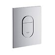 GROHE - Pack WC bâti-support Rapid SL + WC suspendu sans bride + abattant SoftClose + isolation phonique + plaque chrome (ARENACETOR) - vignette