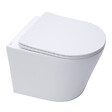 VITRA - Vitra  Pack WC Bâti-support V-Fix Core + WC SAT Infinitio sans bride + Plaque Blanc brillant - vignette