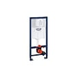 GROHE - Grohe Pack WC Bâti-support + WC suspendu Ideal Standard Tesi Aquablade + Abattant slim avec frein de chute + Plaque Arena Chrome - vignette