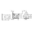 GROHE - Grohe Pack WC Bâti-support Rapid SL + WC sans bride LIVEA Bello + Abattant softclose + Plaque Chrome (RapidSL-Bello-2) - vignette
