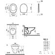 VILLEROY & BOCH - ViConnect Pro S Pack WC bâti support Villeroy & Boch + WC sans bride Vitra + abattant SoftClose + plaque (VCNNORMUSRS2CH) - vignette