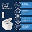 GROHE - Grohe Pack WC Bâti-support Rapid SLX + WC lavant suspendu Sensia Alpine + Fixations murales + Set d'isolation phonique (G36509SH0) - vignette