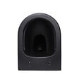 SWISS AQUA TECHNOLOGIES - WC suspendu Infinitio noir mat sans bride et fixations invisibles + abattant frein de chute (BlackInfinitio) - vignette