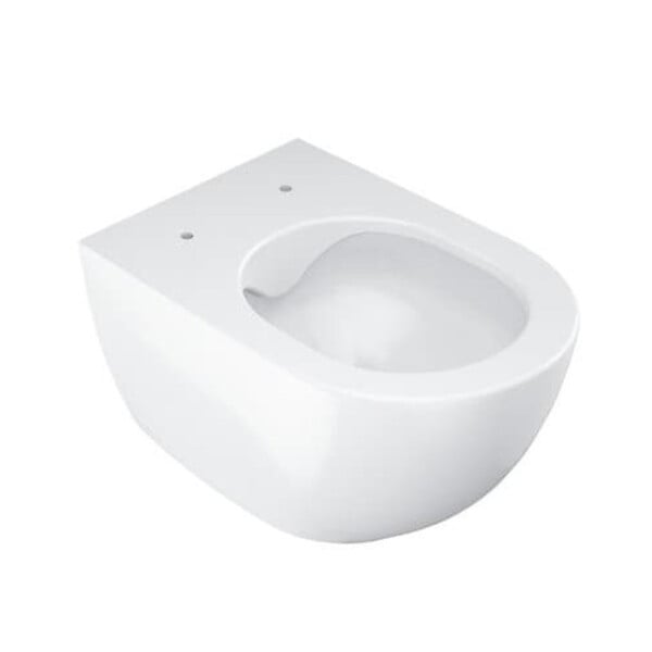 RAVAK - Ravak Uni Chrome cuvette suspendu, sans bride, fixations invisibles + abattant softclose, blanc (UniRimless) - large