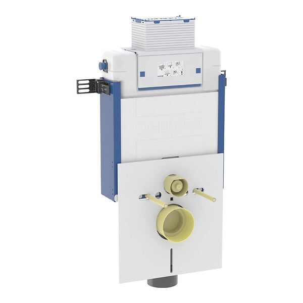 GEBERIT - Kombifix Élément de montage pour WC suspendus, avec réservoir de chasse encastré Omega  (110.000.00.1) - large