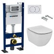GEBERIT - Pack Autoportant Bati-support Geberit Duofix + WC sans bride Ideal Standard Tesi - vignette