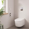 GROHE - Pack WC Bâti-support RAPID SL + WC lavant suspendu Sensia Alpine + Plaque chrome (RSLSENSIA1) - vignette
