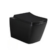 GROHE - Grohe Pack WC Bâti-support Rapid SL + WC sans bride Infinitio Design, Noir mat + Abattant softclose + Plaque Noire mat - vignette
