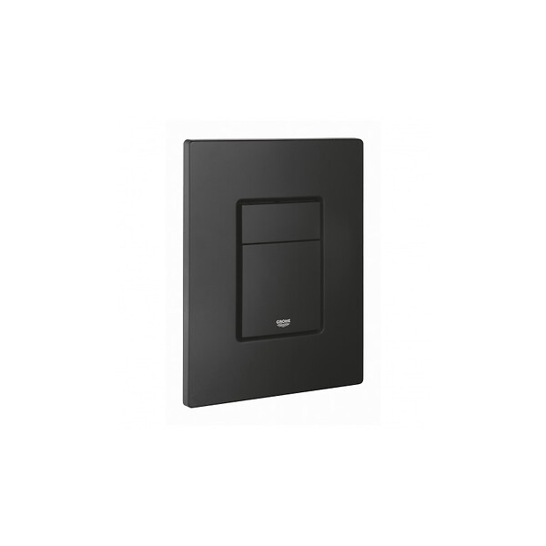 GROHE - Grohe Pack WC Bâti-support Rapid SL + WC sans bride Infinitio Design, Noir mat + Abattant softclose + Plaque Noire mat - large