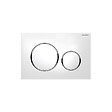 GEBERIT - Pack WC Bati Geberit  Duofix + Cuvette Ideal Standard Tesi Aquablade + Plaque de commande Sigma20 Blanc chrome + bati support - vignette