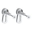 SWISS AQUA TECHNOLOGIES - Pack WC Bâti-support + WC sans bride Infinitio Design + Abattant softclose + Plaque chrome - vignette